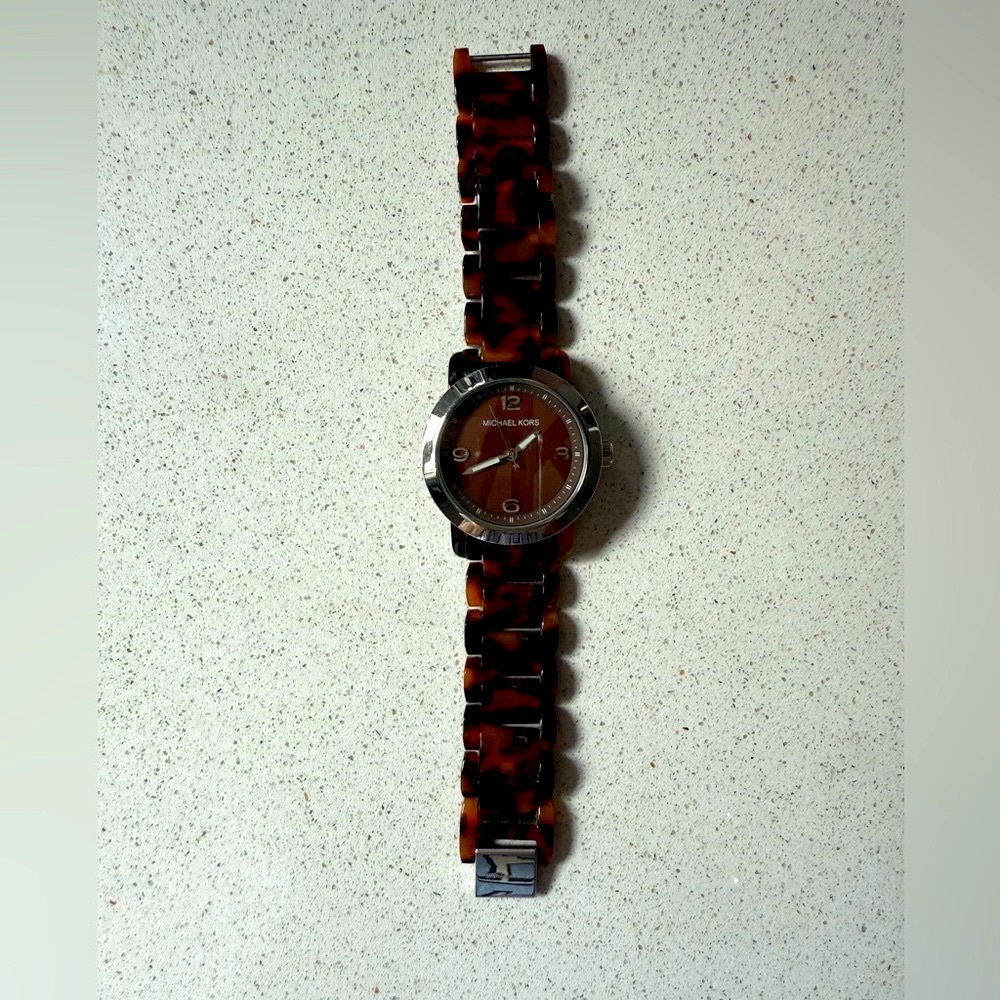 Michael Kors Tortoise Shell Bracelet Watch